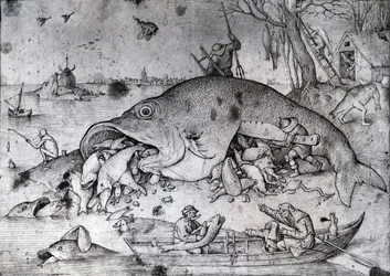 Les gros poissons mangent les petits, 1556